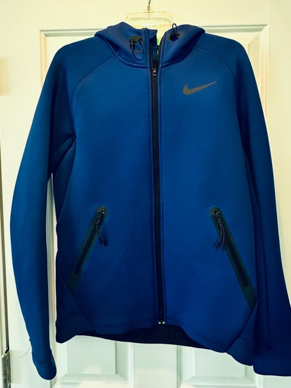 Nike Therma-FIT Neon Green & Navy Performance Pullover